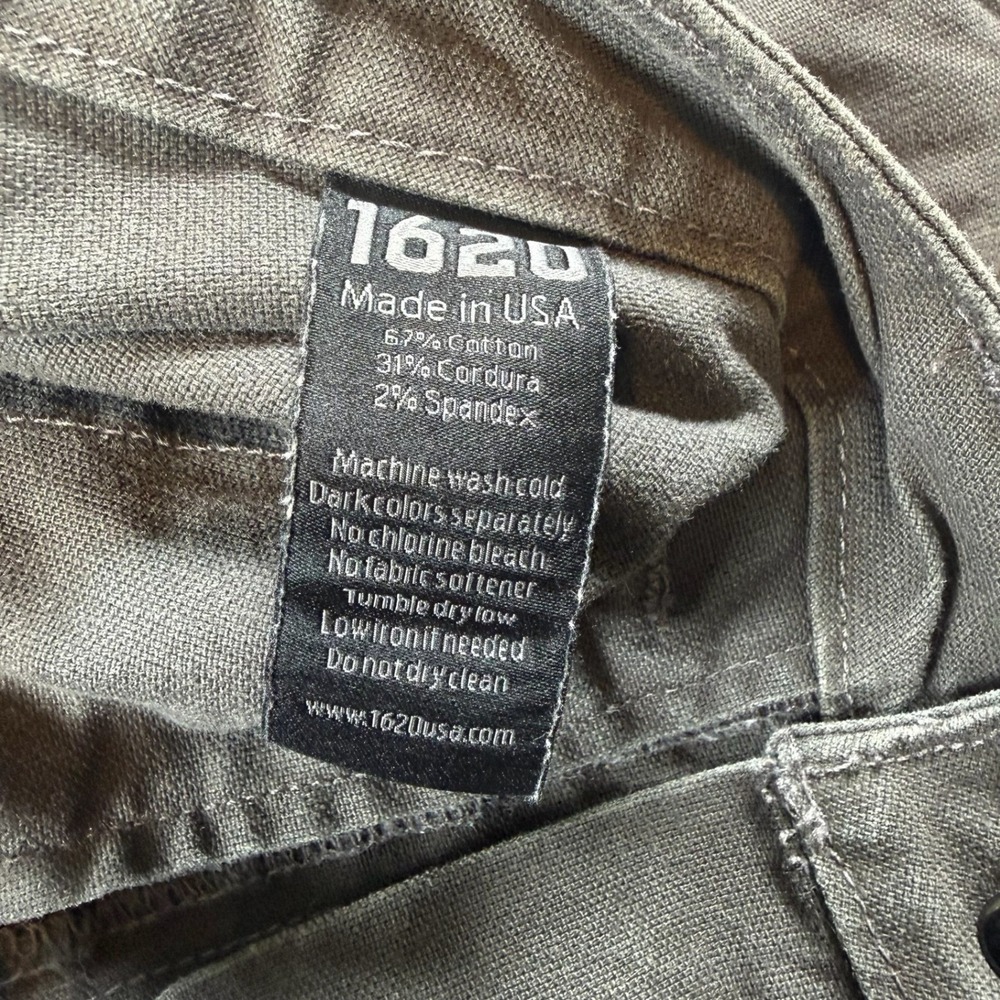 1620 Workwear Mens 34 Double Knee Cordura Utility Pants Gray Made in USA - Picture 9 of 9